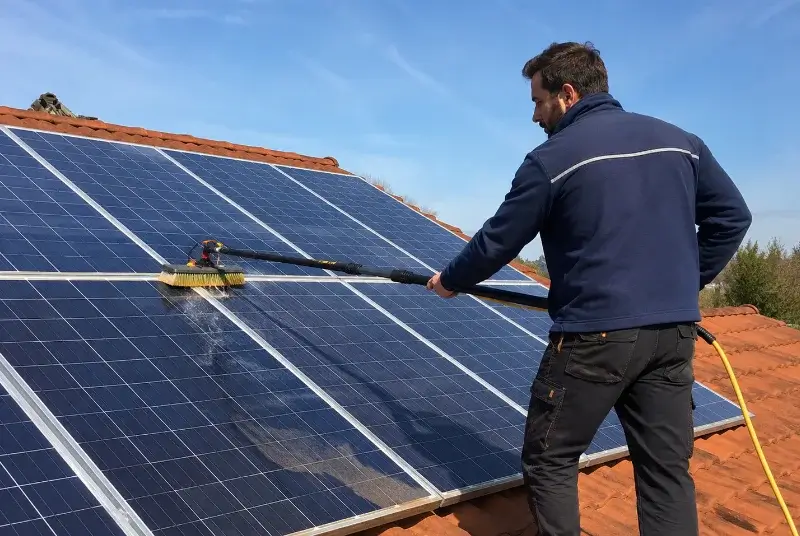Nettoyage et entretien de panneaux solaires à Allinges